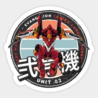 Evangelion Unit 02 Sticker